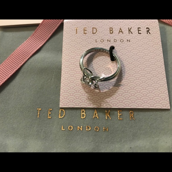 NWT Ted Baker London M/L Breeze Crystal Ring - Picture 5 of 8